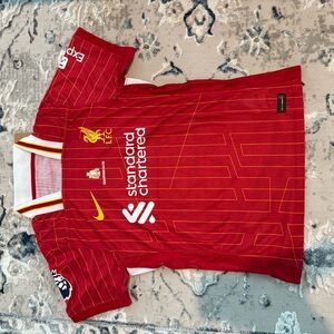 Nike Red Liverpool FC Jersey 24/25 champs
